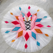 Vestido de balé rosa profissional tutu panqueca tutu dança bailarina comprar usado  Enviando para Brazil