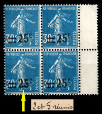 Variétés semeuse 217d d'occasion  France