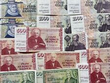 Icelandic bank notes for sale  BURNTWOOD