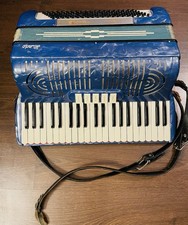 Lindo Acordeão Vintage Tudo Funcionando, Modelo Raro E Cor Azul comprar usado  Enviando para Brazil