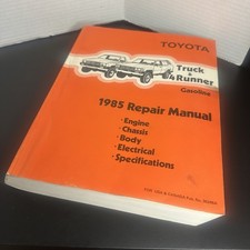 Toyota Truck & 4Runner 1985 manual de reparación OEM concesionario taller libro de servicio segunda mano  Embacar hacia Mexico