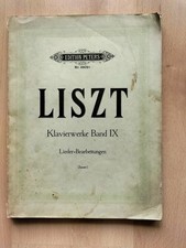 Liszt edition peters gebraucht kaufen  Artern