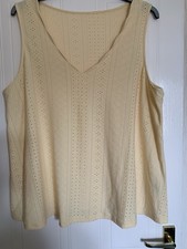 Ladies yellow vest for sale  CREWE