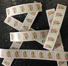 Usado, 2024EUA #5905 5c bobina de tulipas vermelhas tiras de vários comprimentos (50) flor de casamento comprar usado  Enviando para Brazil