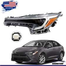 Conjunto de farol de LED para 2023 2024 Toyota Corolla SE XLE XSE motorista esquerdo híbrido, usado comprar usado  Enviando para Brazil