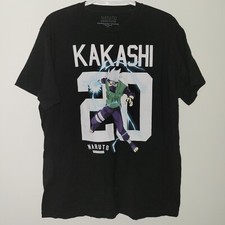 Camiseta Naruto Kakashi 20 Shippuden Manga Curta Masculina Tamanho Grande Preta comprar usado  Enviando para Brazil