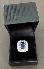 Bague blanc saphir d'occasion  Courbevoie