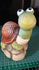 Schildkröte keramik gartenzwe gebraucht kaufen  Trappenkamp