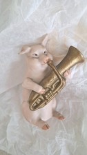 Antique bisque pig for sale  BOGNOR REGIS