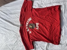 Bathing ape red for sale  MANCHESTER