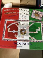 Dominó mexicano de trem e frango, conjunto profissional de 136 faltando 0-13 ver foto comprar usado  Enviando para Brazil