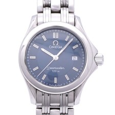 Relógio de pulso OMEGA quartzo Seamaster 120m 2581.82 azul/prata aço inoxidável comprar usado  Enviando para Brazil