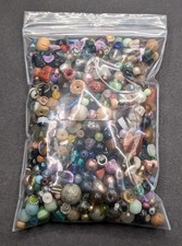 Bolsa misteriosa de sopa de cuentas mixtas pequeñas a súper pequeñas lote mixto de cuentas artesanales - 5 oz segunda mano  Embacar hacia Mexico