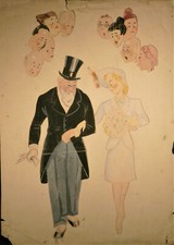 Disegno acquerello inizio usato  Torino