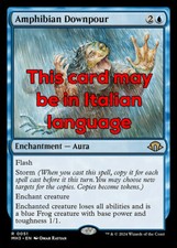 Mtg amphibian downpour usato  Bari