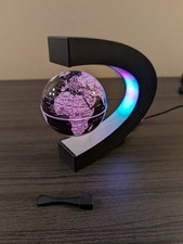 Globo flutuante levitante luz LED brinquedo de mesa magnético com cabo e ferramenta -Excelente comprar usado  Enviando para Brazil