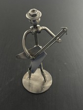 Porcas e parafusos para guitarrista Flying V metal músico estatueta arte música presente 6” comprar usado  Enviando para Brazil