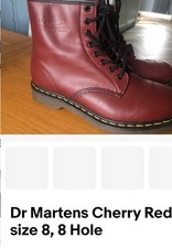 Dr. martens cherry for sale  BAKEWELL