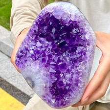 Racimo de cuevas de amatista raro de 3,26 lb - Elegantes cristales de amatista para coleccionistas segunda mano  Embacar hacia Mexico