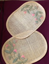 Burlap jute place for sale  Gurnee
