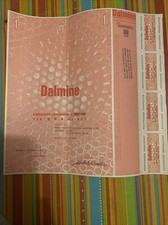 Certificato azionario dalmine usato  Casarile