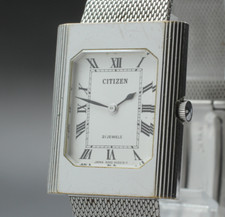 Usado, Vintage 1976 Exc+5 CITIZEN 6302 4-632397 Mostrador Romano Tanque 21J Relógio Manual JAPÃO comprar usado  Enviando para Brazil