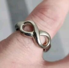 Anillo Infinito Avon Plata Con Tamaño Interior 6 A 8 Anillo Promesa  segunda mano  Embacar hacia Argentina