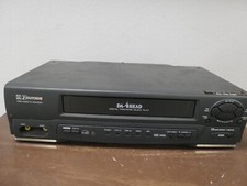 Reproductor VHS VCR DA-4Head Video Cassette Grabadora Emerson EWV401B Sin Control Remoto PROBADO segunda mano  Embacar hacia Mexico