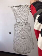Usado, Raro Vintage Land Em' Stay Alive Bolsa de Peixe e Descanso de Pólo Suporte de Rede de Malha de Metal 30" comprar usado  Enviando para Brazil