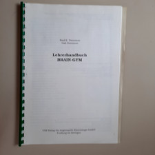 Lehrerhandbuch brain gymnastik gebraucht kaufen  Erkelenz