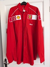 Camisa oficial vintage Fila Ferrari F1 manga comprida tamanho L era Schumacher não usada, usado comprar usado  Enviando para Brazil