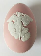 Usado, Caixa de bugigangas Wedgwood Jasperware rosa ovo - Zephe Goddess Of Wind comprar usado  Enviando para Brazil