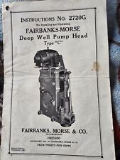 Fairbanks morse pump for sale  Barberton