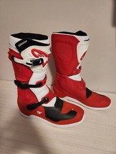 Usado, Botas masculinas Alpinestars Tech 3 vermelhas e brancas MX off road tamanho 16 comprar usado  Enviando para Brazil