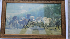 Vintage framed horse for sale  Green Bay