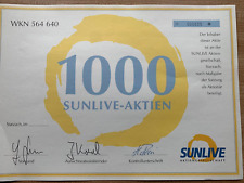 Alte aktie 1000 gebraucht kaufen  Wertheim