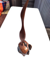Wood bird figurine for sale  CHRISTCHURCH