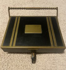 Raro suporte de cigarro vintage carrinho de rolo. Latão e metal em ÓTIMO estado. comprar usado  Enviando para Brazil