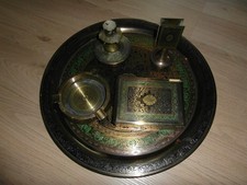 Raucherset messing 50er gebraucht kaufen  Deutschland