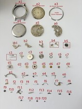 Garfo ponte mola roda equilíbrio peça movimento Venus Cal 175 Wakmann Breitling 2 comprar usado  Enviando para Brazil
