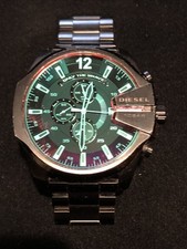 Diesel Only The Brave relógio cronógrafo masculino marinho 10BAR azul iridescente comprar usado  Enviando para Brazil