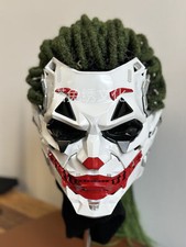 Máscaras faciais completas coringa resina adereços de cosplay com dreadlocks acessórios estilo punk, usado comprar usado  Enviando para Brazil