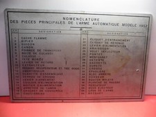 Plaque instruction alu d'occasion Plaque instruction alu d'occasion  Labastide-Rouairoux
