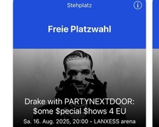 Drake stehplatz köln gebraucht kaufen  Berlin