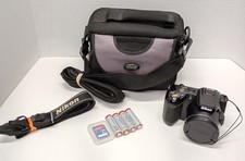 Câmera Digital Nikon Coolpix L120 14.1 MP - Zoom 21X com Bolsa e Cartão SD - Funciona!  comprar usado  Enviando para Brazil