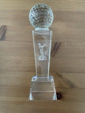 Crystal glass golf for sale  DRIFFIELD