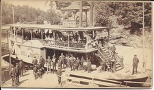 Bennett Cabinet Photo Paddlewheel Boat The New Dell Queen – Wisconsin Dells 1870 comprar usado  Enviando para Brazil