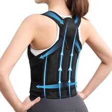 Corretor de postura Back Brace | Corretor traseiro ajustável e costas leves M comprar usado  Enviando para Brazil