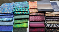 Lote Tela Algodón Acolchado - Nancy Crow Stash - 25 estampados - aproximadamente 21 yardas segunda mano  Embacar hacia Mexico