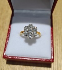Gold 18ct diamond for sale  NORWICH